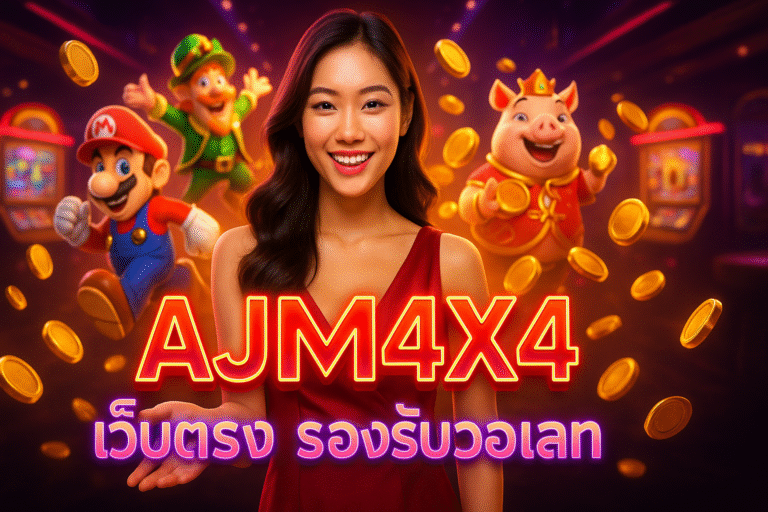AJM4X4 เว็บตรง รองรับวอเลท