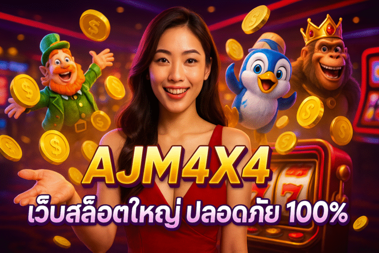 AJM4X4 เว็บสล็อตใหญ่ ปลอดภัย 100%