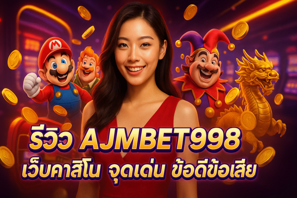 รีวิว AJMBET998 เว็บคาสิโน จุดเด่น ข้อดีข้อเสีย
