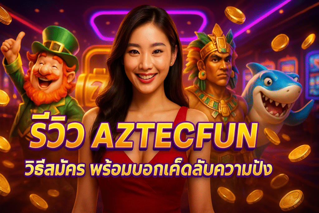 รีวิว AZTECFUN วิธีสมัคร พร้อมบอกเคล็ดลับความปัง